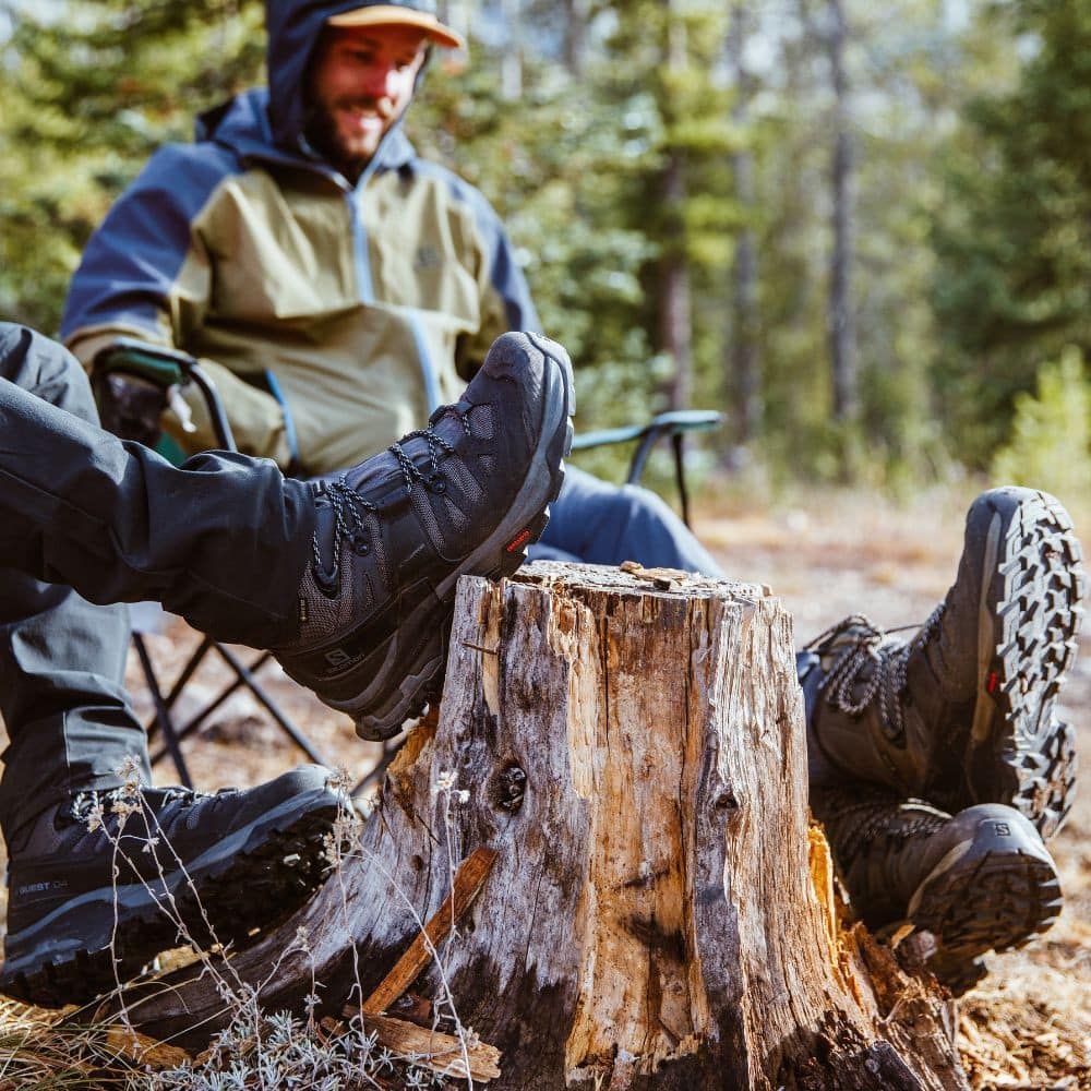 Turistická obuv SALOMON Quest 4 GTX Olive night/Peat/Safari